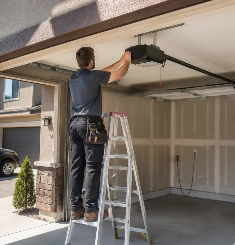 Off Track Door Repair in Zellwood